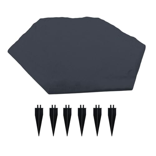 Cushangty Garten Trittsteine | Dekorative Wegplatten,Gehwegplatten Mit Bodenhaken Für Terrasse Garten Rasen Spielplatz Gehwege Gartenpfade von Cushangty