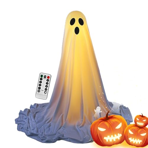 Cushangty Halloween Geist | Mit Fernbedienung - Spukige Leicht Zu Bedienen | Unheimliche Dekorationselemente Für Feste, Feiertage, Gärten, Terrassen Und Cushangty Halloween Geist | Mit Fernbedienung - Spukige Leicht Zu Bedienen | Unheimliche Dekorationselemente Für Feste, Feiertage, Gärten, Terrassen Und von Cushangty