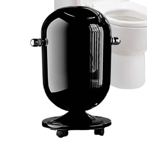Cushangty Küchenmülleimer Mit Deckel | 15 Liter Büro Mülleimer Abfalleimer,Waste Bin Mit Rädern Für Badezimmer Büro Schlafzimmer Wohnung Haushalt von Cushangty