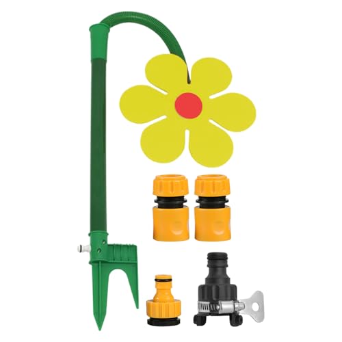 Cushangty Tanzende Gänseblümchen - Bewässerungssprinkler | 360 Grad Rotierendes Bewässerungssystem Für Garten Rasen Terrasse Spiel von Cushangty
