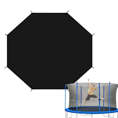Sonnenschutz Trampolin Zelt Abdeckung, Abdeckung für Freizeit-Trampolinzelt,UV Beständige Trampolin-Oberabdeckung als Sonnenschutz,6/8/10/12/14ft von Cushangty