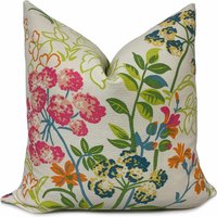 Thibaut Spring Garden Canopy Collection Cremefarbener Kissenbezug Doppelseitig von CushiDesignsCo