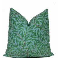 William Morris & Co - Ben Pentreath "Willow Bough' Sky/Leaf Green Queen Square Kollektion Kissenbezug Doppelseitig von CushiDesignsCo