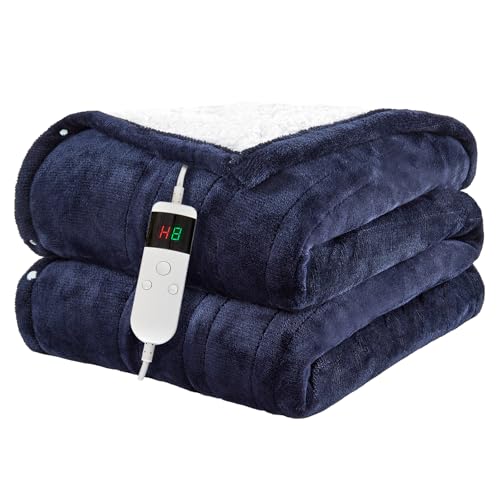 Cushious Heizdecke Mit Abschaltautomatik 130x180CM, 10 Heizstufen Up-to-8 Stunden Auto-Off-Timer Überhitzungsschutz, Maschinenwaschbar,Wärmedecke Gelten Für Kalte Nächte Geeignet Cushious Heizdecke Mit Abschaltautomatik 130x180CM, 10 Heizstufen Up-to-8 Stunden Auto-Off-Timer Überhitzungsschutz, Maschinenwaschbar,Wärmedecke Gelten Für Kalte Nächte Geeignet von Cushious
