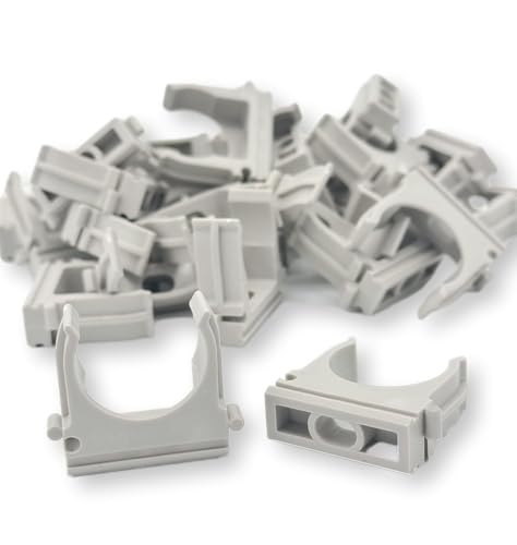 CusoTec Klemmschellen M25 50 Stück für Installationsrohr Rohrschellen für Isorohre grau CusoTec Klemmschellen M25 50 Stück für Installationsrohr Rohrschellen für Isorohre grau von CusoTec