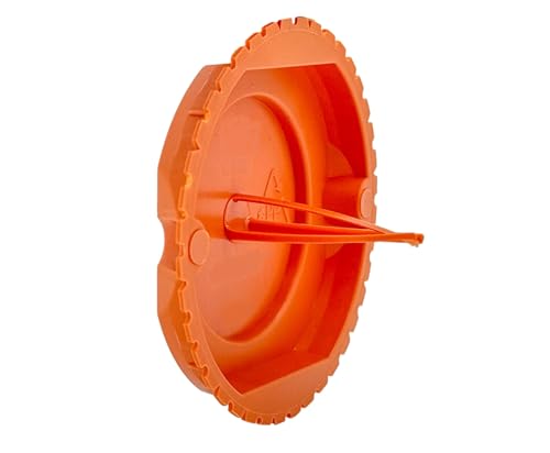 CusoTec Putzdeckel Ø 60mm rot für Unterputz-Gerätedose Unterputzdose Signaldeckel Schalterdose Verteilerdose (50) von CusoTec