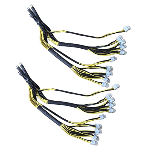 Cusstally 2 x Ausgang 1200 W 1600 W PCIE Netzstecker 10 Pin für Bitmain Antminer APW7 + APW3 PSU L3 D3 von Cusstally