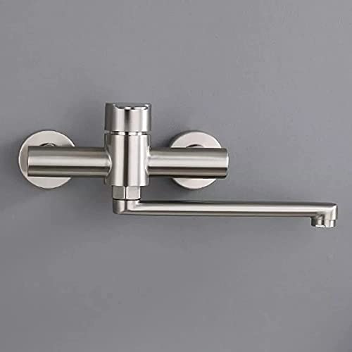 Wasserhähne, Wasserhahn Wasserhahn Küchenarmatur Edelstahl Waschbecken Wasserhahn verlängerter drehbarer an der Wand montierter einzelner Kaltwasserhahn Mopp Pool Wasserhahn Badezimmer-Hardware Wasserhähne, Wasserhahn Wasserhahn Küchenarmatur Edelstahl Waschbecken Wasserhahn verlängerter drehbarer an der Wand montierter einzelner Kaltwasserhahn Mopp Pool Wasserhahn Badezimmer-Hardware von Cusstally