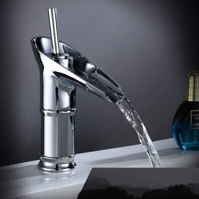 Wasserhahn Bakicth Weinglas-Stil Einhebel-Wasserfall-Badezimmer-Waschtischarmaturen, antike Messing-Warm- und Kalt-Waschbecken-Mischbatterie Badezimmer-Hardware Wasserhahn Bakicth Weinglas-Stil Einhebel-Wasserfall-Badezimmer-Waschtischarmaturen, antike Messing-Warm- und Kalt-Waschbecken-Mischbatterie Badezimmer-Hardware von Cusstally