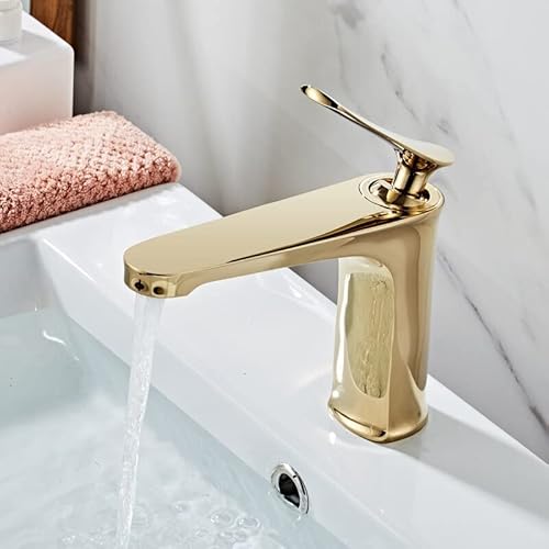 Wasserhahn Waschtischarmaturen, Mode Badezimmer Mischbatterie Messing Waschbecken Wasserhahn Einhand Einloch Eleganter Kran for Badezimmer Badezimmer-Hardware Wasserhahn Waschtischarmaturen, Mode Badezimmer Mischbatterie Messing Waschbecken Wasserhahn Einhand Einloch Eleganter Kran for Badezimmer Badezimmer-Hardware von Cusstally