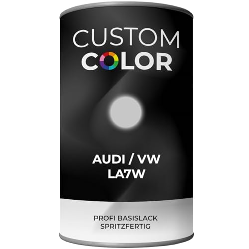 Custom Color Basislack für VW Audi LA7W 1 Liter konventionell Spritzfertig von Custom Color