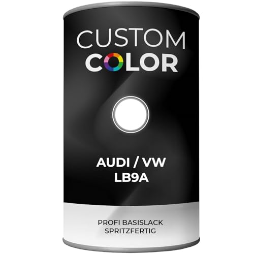 Custom Color Basislack für VW Audi LB9A 1 Liter konventionell Spritzfertig von Custom Color