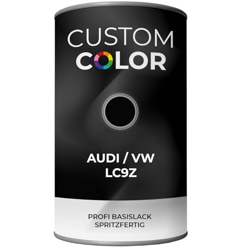 Custom Color Basislack für VW Audi LC9Z 1 Liter konventionell Spritzfertig von Custom Color