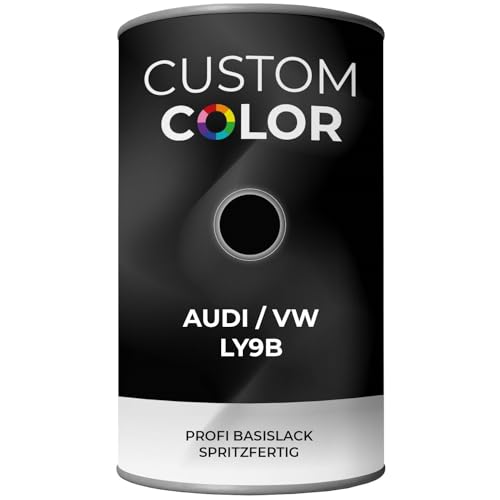 Custom Color Basislack für VW Audi LY9B 1 Liter konventionell Spritzfertig von Custom Color