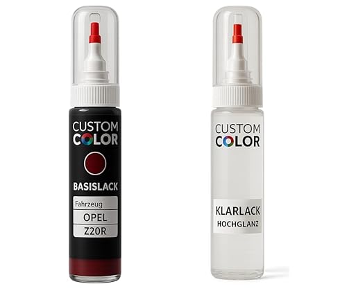 Custom Color Lackstift für OPEL Z20R LACKSTIFT Reparatur Set Autolack 2x20ml von Custom Color