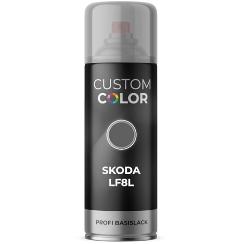 Custom Color Spraydose Autolack 1K Basislack für Skoda LF8L 400ml von Custom Color