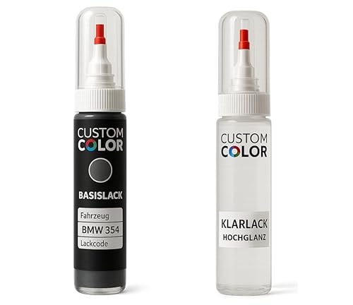 Lackstift für BMW 354 LACKSTIFT Reparatur Set Autolack 2x20ml von Custom Color