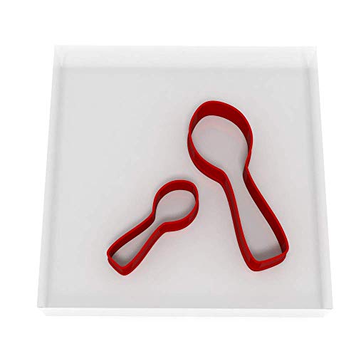 Set mit 2 Ausstechformen für Plätzchen/Fondant, 5 cm + 8 cm von Custom Cutters