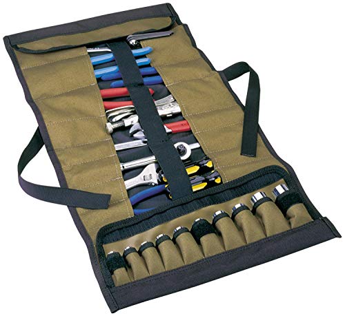 Custom LeatherCraft 1173 32-Pocket Socket Tool Roll Pouch von Custom Leathercraft