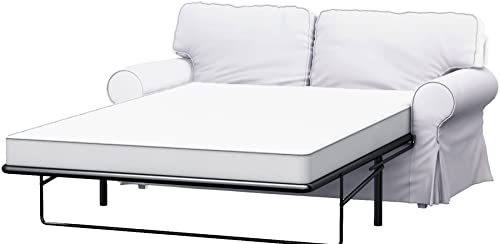 Custom Slipcover Replacement Die Ektorp Zweisitzer-Sofa-Bett-Abdeckung Ersatz ist nach Maß Kompatibel für IKEA Ektorp 2 Seater Sleeper Baumwolle weiß Custom Slipcover Replacement Die Ektorp Zweisitzer-Sofa-Bett-Abdeckung Ersatz ist nach Maß Kompatibel für IKEA Ektorp 2 Seater Sleeper Baumwolle weiß von Custom Slipcover Replacement