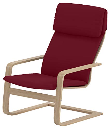 Nur abdecken! Sessel ist nicht im Lieferumfang enthalten! Der Pello Ersatzbezug Stuhlbezug ist speziell für den Bezug Compatible for Ikea Pello Chair gefertigtAbdeckung (Cotton Red) von Custom Slipcover Replacement