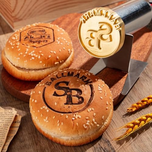 Custom System Brandeisen für Burger - Burger Food Branding Eisen Stempel BBQ Marke Metall Custom System Brandeisen für Burger - Burger Food Branding Eisen Stempel BBQ Marke Metall von Custom System
