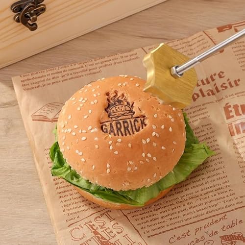 Kundenspezifisches Brandeisen für Lebensmittel - Burger Branding Eisen Stempel Elektro Metall für Steak Kundenspezifisches Brandeisen für Lebensmittel - Burger Branding Eisen Stempel Elektro Metall für Steak von Custom System