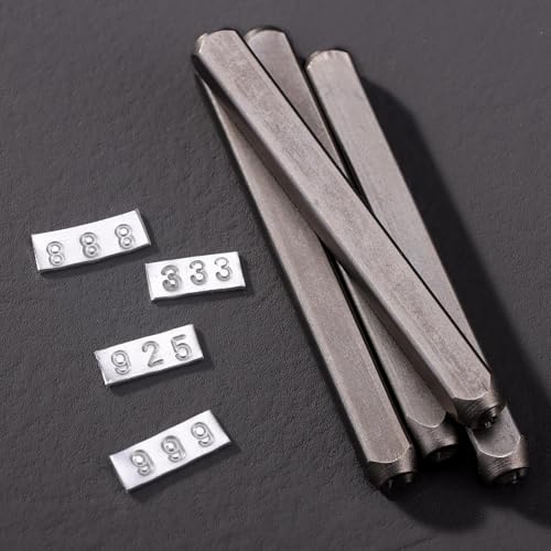 Stempel-Set mit Zahlen 0–8 – 3 mm Metallstempel, 26 Großbuchstaben, Stanzwerkzeuge, Schmuckkunstwerkzeuge, Metallbearbeitungswerkzeuge, Stempelset Stempel-Set mit Zahlen 0–8 – 3 mm Metallstempel, 26 Großbuchstaben, Stanzwerkzeuge, Schmuckkunstwerkzeuge, Metallbearbeitungswerkzeuge, Stempelset von Custom System