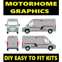 Nr.1127 Universal Beschlag Wohnmobil Wohnwagen Grafik Aufkleber Camper Van von CustomCamperVans