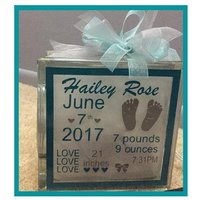 Baby-Glas-Block von CustomCreationsVinyl