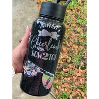 32Oz Sports Mom Glitter Tumbler, Stolze Mama, Cheer Mom, Baseball Fußball Glitzer Tanz Mama von CustomDesignbyTLC