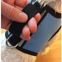 Pick-Up-Griff, Reflektierendes Band, Atmungsaktives Mesh-Klein-Hundegeschirr Made in Usa von CustomDogJacket