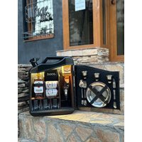 Mini-Bar Mit Spender Und Geschirrset Für 3 Personen. Mini-Minibar Picknick Reise. Ein Tolles Geschenk Jedermann Weihnachten von CustomFuelBar