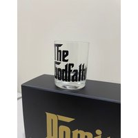 Pate Glasbecher Whisky The Godfather - Brautparty/ Jungs Wochenende/Geburtstag Patenonkel von CustomGiftCompanyAU