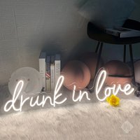 Drunk in Love Leuchtreklame Benutzerdefinierte Hochzeitsdekor, Led-Lichter Wanddekor, Neonlichter Personalisierte Geschenke Hochzeitsdekor von CustomGiftKing