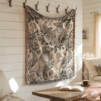 Golden Retriever Woven Blanket Or Pillow Dog Lover Gift Personalized Throw Tapestry Cozy Home Decor Heirloom Quality Made von CustomGiftStudioND