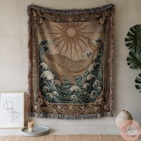 Whale Woven Blanket Gift Ocean Waves Sun Art Home Decor Nautical Sea Life Gifts Coastal Theme Homedecor Whale Woven Blanket Gift Ocean Waves Sun Art Home Decor Nautical Sea Life Gifts Coastal Theme Homedecor von CustomGiftStudioND