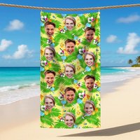 Custom Photo Beach Towel For Best Friend, Personalized Summer Gift, Bachelorette Party Towel, Customized Blanket Vacation Fun Custom Photo Beach Towel For Best Friend, Personalized Summer Gift, Bachelorette Party Towel, Customized Blanket Vacation Fun von BreezeWeave