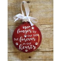 Haustier Gedenkschmuck. Verlust. Hunde-Denkmal. Haustier-Denkmal. Weihnachtsschmuck. Hund Weihnachtsanhänger von CustomKreationGoods