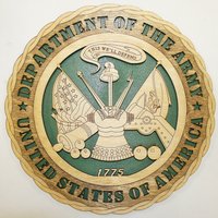 12" Und 18" Abteilung Der Armee Wand Tribute von CustomLaserAccents