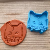 Calico-Katzen-Ausstecher, Calico-Katzengesicht-Ausstecher, Calico-Kätzchen-Ausstecher Und Prägung, Calico-Katzen-Tonstempel, Calico-Katzengesicht von CustomMadeStamp