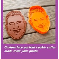 Gesicht-Portrait-Ausstecher, Personalisierter Ausstecher, Auf Bestellung Gefertigter Foto-Ausstecher, Ausstecher Für Gesichter von CustomMadeStamp