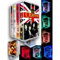 Albumcover Night Light-Retro Kassette Design - Album Cover Art-Colorchanging Color Absorbing Art Grafiken Ihrer Lieblingsband von CustomNightLightsLED
