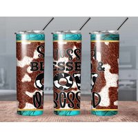 Kuh Zitat Tumbler/ Becher Mit Kühen Besessed von CustomSipsBoutique