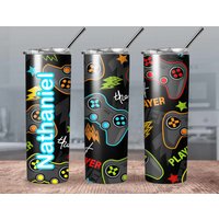 Personalisierter Gaming-Becher//Becher Für Gamer//Videospiel-Becher//Gaming-Kaffeebecher//Perfektes Geschenk Gaming-Fans// Controller-Becher von CustomSipsBoutique