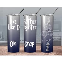 Personalisierter Papa Tumbler Von Tochter/ Und Tochter/Geschenk Geschenkidee von CustomSipsBoutique