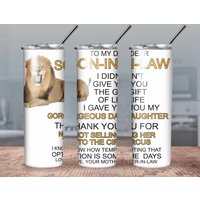 Schwiegersohn Lustiges Tumbler Geschenk/ Lustige Geschenkideen von CustomSipsBoutique