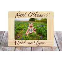 Personalisierter Bilderrahmen Zur Taufe Graviertes Geschenk Für Patenkind Personalisierter Bilderrahmen Zur Taufe Graviertes Geschenk Für Patenkind von CustomWoodWonders