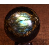 2.52'' Natürliche Labradorit Kugel, Blaue Und Goldene Labradorit Kugel, Glänzende Labradorit, Meditation Energie, Stein Sammlerstücke, Geschenk 2.52'' Natürliche Labradorit Kugel, Blaue Und Goldene Labradorit Kugel, Glänzende Labradorit, Meditation Energie, Stein Sammlerstücke, Geschenk von CustomizationShop