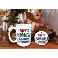 Personalisierter Haustier Grand Hund Oder Hundeverzierung, Einzigartiges Geschenk Personalisiertes Haustiergif, Haustiergeschenk, Omageschenk von CustomprintsbyLisa